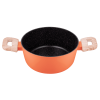 Кастрюля из кованого алюминия со стеклянной крышкой, 20 см, 2,2 л. MAUNFELD MARTA MCS22FA06CL