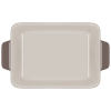 Форма для выпечки и запекания из жаропрочной керамики 37x20.5x7 см MAUNFELD BENTE MF37BNT01BW