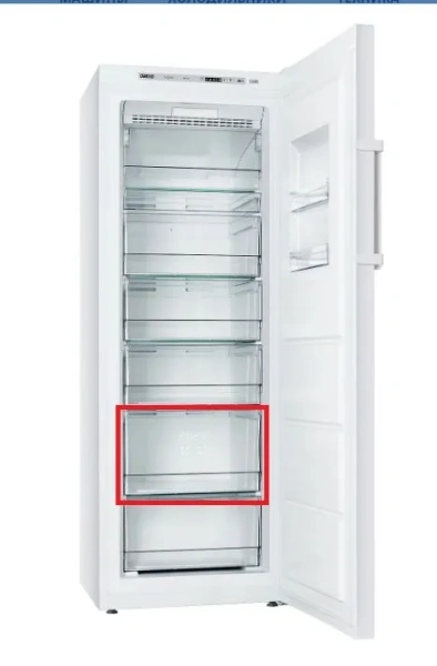 Поддон ящика Big Box морозильника Атлант, код продукта 769748404900