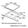 Электрическая варочная панель MAUNFELD CVCE594PBK