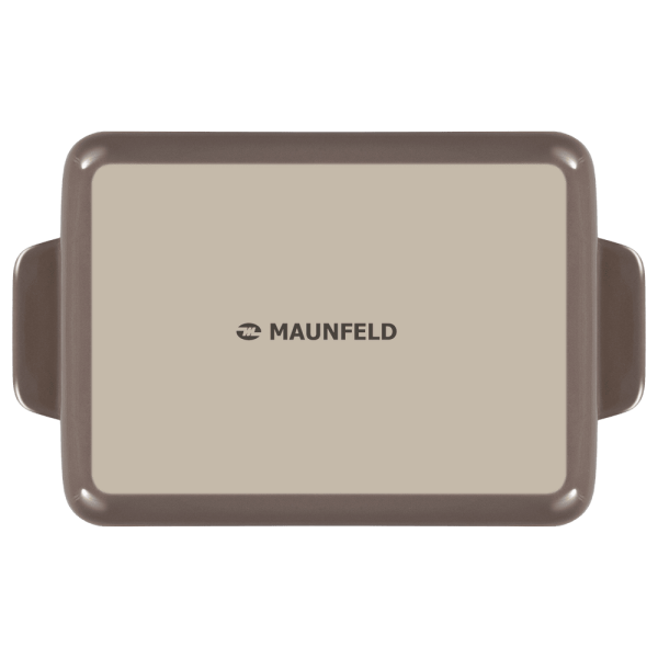 Форма для выпечки и запекания из жаропрочной керамики 37x20.5x7 см MAUNFELD BENTE MF37BNT01BW