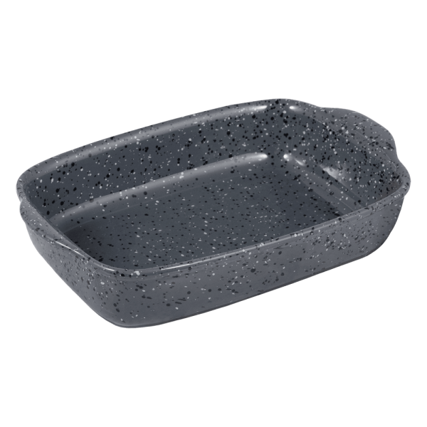 Форма для выпечки и запекания из жаропрочной керамики 24,5x15,5x5 см MAUNFELD AGATA MF24AGT01BW