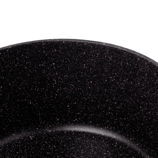 Кастрюля из кованого алюминия со стеклянной крышкой, 20 см, 2,2 л. MAUNFELD MARTA MCS22FA06CL