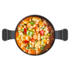 Кастрюля из кованого алюминия со стеклянной крышкой, 20 см, 2,9 л. MAUNFELD FRIDA MCS29FA02DG