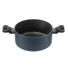 Кастрюля из кованого алюминия со стеклянной крышкой, 20 см, 2,9 л. MAUNFELD FRIDA MCS29FA02DG