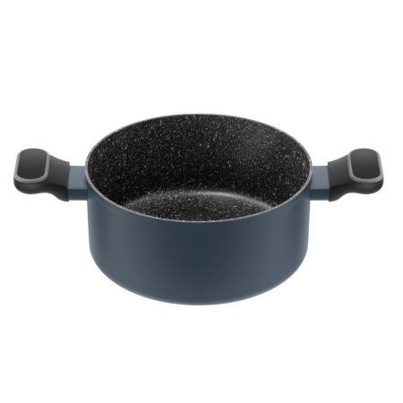 Кастрюля из кованого алюминия со стеклянной крышкой, 20 см, 2,9 л. MAUNFELD FRIDA MCS29FA02DG